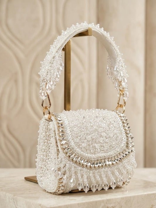 Ishhaara Elegant Mini Crystal Bag