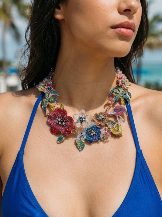 Ishhaara Flora Flame Necklace
