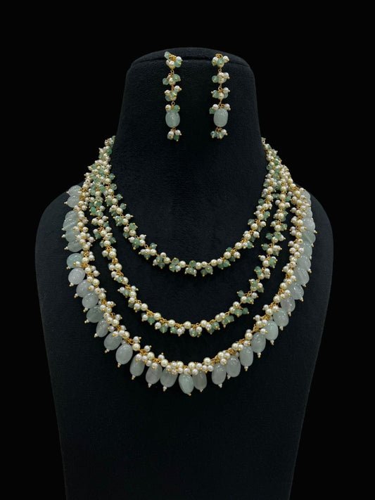 Ishhaara Layered Temple Necklace Set — handcrafted Indian jewellery