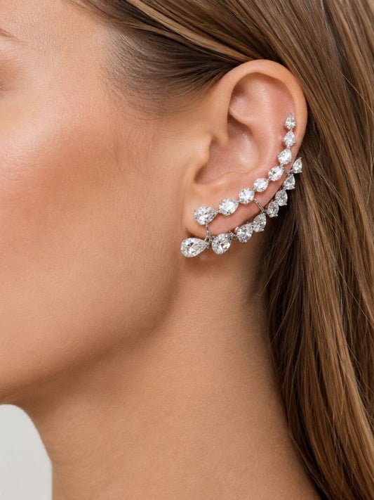 Ishhaara Pair Of Vine Earcuff Earrings